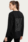 Puma Swagger Crew Sweat Shirt- Black — thumbnail 3