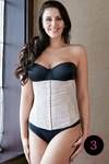 Zivame Thermo Slim Lace Embellished Waist Cincher-Skin — thumbnail 1