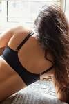 Zivame True Curv Double Layered Non Wired Medium Coverage T-Shirt Bra-Black — thumbnail 3
