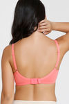 ZIvame True Curv Single Layered Non Wired 3/4Th Coverage Minimiser Bra - Peach — thumbnail 2