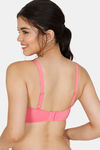Zivame Wonderwire Padded 3/4Th Coverage T-Shirt Bra - Pink — thumbnail 2