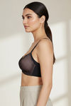 Zivame Padded Non Wired 3/4Th Coverage T-Shirt Bra - Black — thumbnail 5
