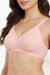 Zivame Laminated Cup Non Wired Full Coverage T-Shirt Bra - Pearl — thumbnail 5