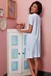 Zivame Fine Cotton Blossom Print V Neck Night Dress — thumbnail 4