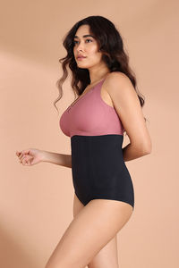 Zivame All Day Highwaist Shaper Brief - Black — thumbnail 3