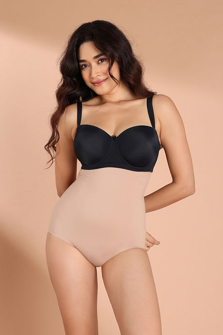 Buy Zivame All Day Highwaist Shaper Brief - Skin