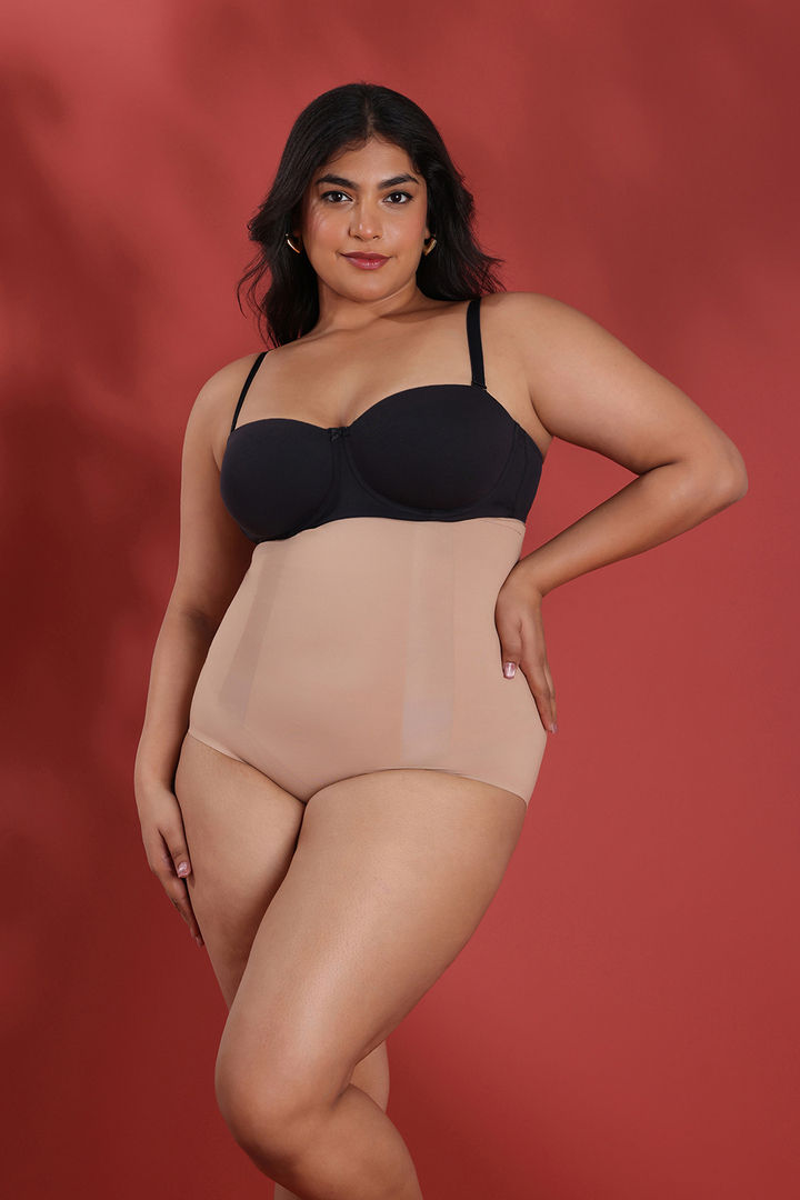 Zivame All Day Highwaist Shaper Brief - Skin — image 2