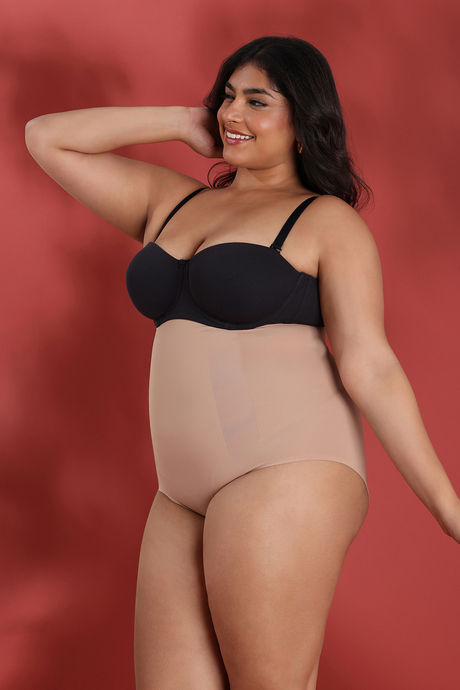 Zivame All Day Highwaist Shaper Brief - Skin — image 3