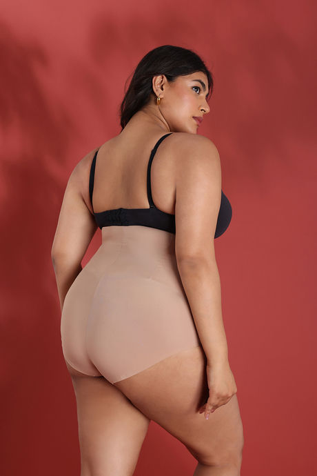 Zivame All Day Highwaist Shaper Brief - Skin — image 4
