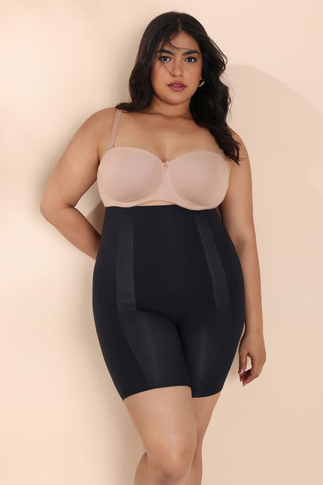 Zivame All Day Highwaist Thigh Shaper- Black — image 10