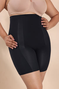 Zivame All Day Highwaist Thigh Shaper- Black — thumbnail 13