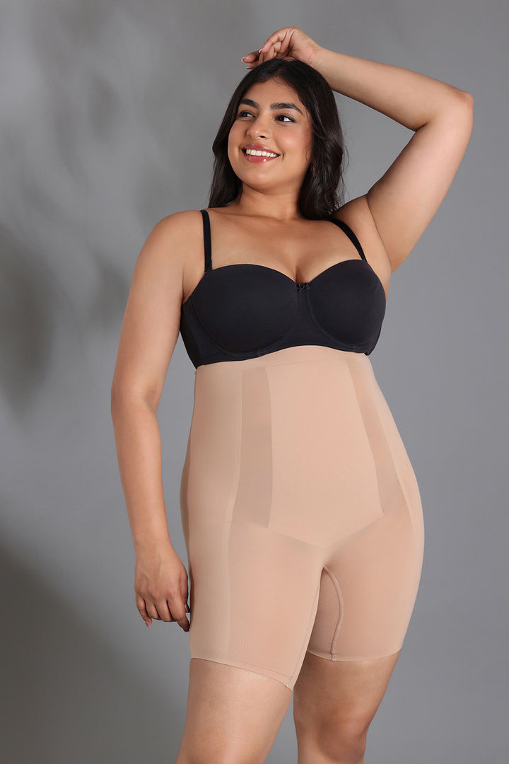 Zivame All Day Highwaist Thigh Shaper- Skin — image 2