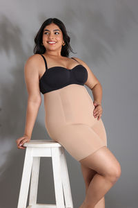 Zivame All Day Highwaist Thigh Shaper- Skin — thumbnail 6