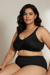 Zivame True Curv Cotton Laminated Non Wired Full Coverage Sag Lift Bra - Black — thumbnail 3