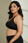 Zivame True Curv Cotton Laminated Non Wired Full Coverage Sag Lift Bra - Black — thumbnail 4