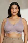 Zivame True Curv Cotton Laminated Non Wired Full Coverage Sag Lift Bra - Elderberry — thumbnail 2