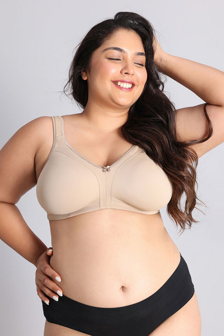Zivame True Curv Cotton Laminated Non Wired Full Coverage Sag Lift Bra - Skin — image 2