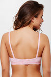 Zivame Seamless Moulded Double Layer Side Support Nursing Bra- Pink — thumbnail 3