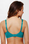 Zivame Non Padded Non Wired 3/4th Coverage T-Shirt Bra-Enamel Blue — thumbnail 3