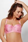 Zivame Double Layered Wired 3/4th Coverage Strapless Bra-Cashmere Rose — thumbnail 2