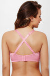 Zivame Double Layered Wired 3/4th Coverage Strapless Bra-Cashmere Rose — thumbnail 3