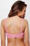Zivame Double Layered Wired 3/4th Coverage Strapless Bra-Cashmere Rose — thumbnail 5