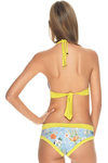 Zivame Aqua Classic Floral Plunge Bikini Set With Removable Cups — thumbnail 2