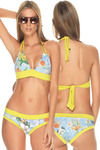 Zivame Aqua Classic Floral Plunge Bikini Set With Removable Cups — thumbnail 3