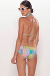 Zivame Multicolour Print Halter Bikini Set With Adjustable Bottom Sides — thumbnail 2