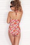 Zivame Aqua Spring Floral Tummy Control Halter Swimsuit With Removable Cups — thumbnail 2