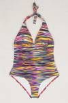 Zivame Aqua Abstract Print Tummy Control Swimsuit With Removable Cups — thumbnail 2