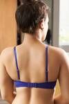 Zivame Padded Wired Medium Coverage T-Shirt Bra-Constellation Blue — thumbnail 3