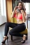 Zivame Padded Non Wired 3/4th Coverage T-Shirt Bra-Neon Coral — thumbnail 5