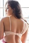 Zivame Padded Non Wired 3/4th Coverage T-Shirt Bra-Peached — thumbnail 3