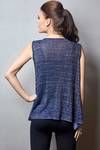 Zivame Sleeveless Relaxed Fit Shrug- Blue — thumbnail 2