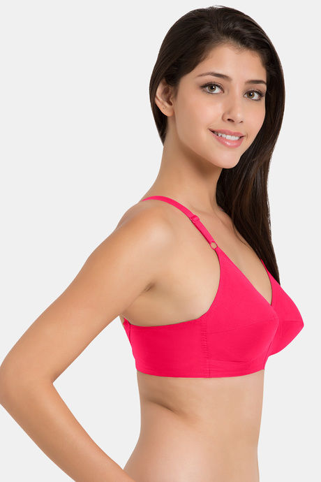 Souminie Single Layered Non-Wired Full Coverage Minimiser - Dark Pink — image 2
