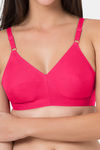 Souminie Single Layered Non-Wired Full Coverage Minimiser - Dark Pink — thumbnail 5
