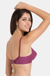 Souminie Single Layered Non-Wired Full Coverage Minimiser - Magenta — thumbnail 3