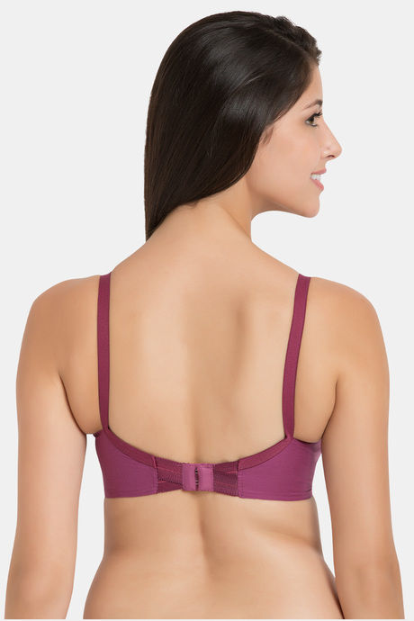 Souminie Single Layered Non-Wired Full Coverage Minimiser - Magenta — image 4