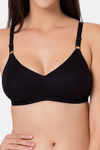 Souminie Single Layered Non-Wired Full Coverage Minimiser - Black — thumbnail 5