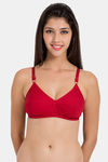 Souminie Single Layered Non-Wired Full Coverage Minimiser - Red — thumbnail 1