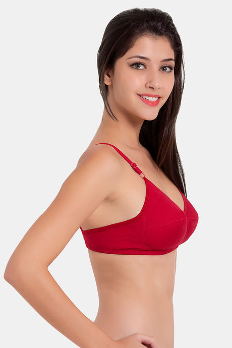 Souminie Single Layered Non-Wired Full Coverage Minimiser - Red — image 2