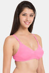 Souminie Single Layered Non-Wired Full Coverage Minimiser - Baby Pink — thumbnail 2
