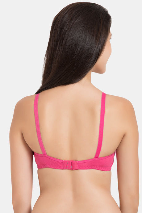 Souminie Single Layered Non-Wired Full Coverage Minimiser - Dark Pink — image 4