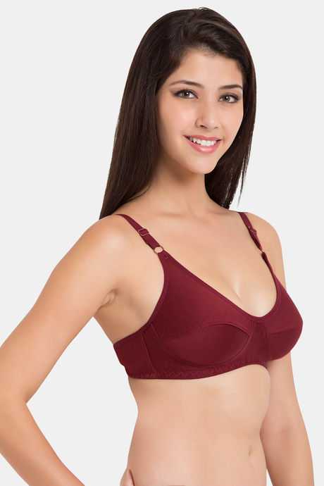 Souminie Single Layered Non-Wired Full Coverage Minimiser - Magenta — image 2