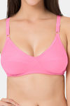 Souminie Single Layered Non-Wired Full Coverage Minimiser - Baby Pink — thumbnail 6
