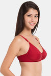 Souminie Single Layered Non-Wired Full Coverage Minimiser - Red — thumbnail 2