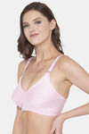 Souminie Double Layered Non Wired Full Coverage Sag Lift Bra - Pink — thumbnail 3