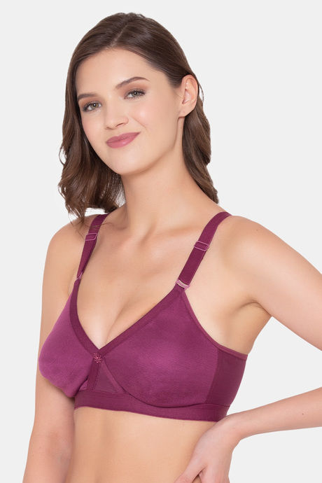 Souminie Double Layered Non-Wired Full Coverage Minimiser - Magenta — image 3