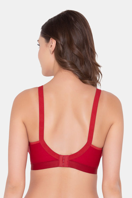 Souminie Double Layered Non-Wired Full Coverage Minimiser - Red — image 2